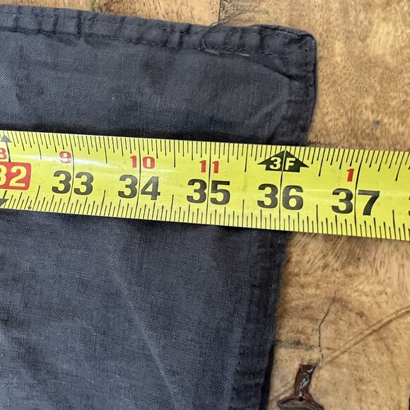 Ikea Dytag King Pillowcase 36 x 20" Dark Gray 100% Linen - Picture 6 of 7